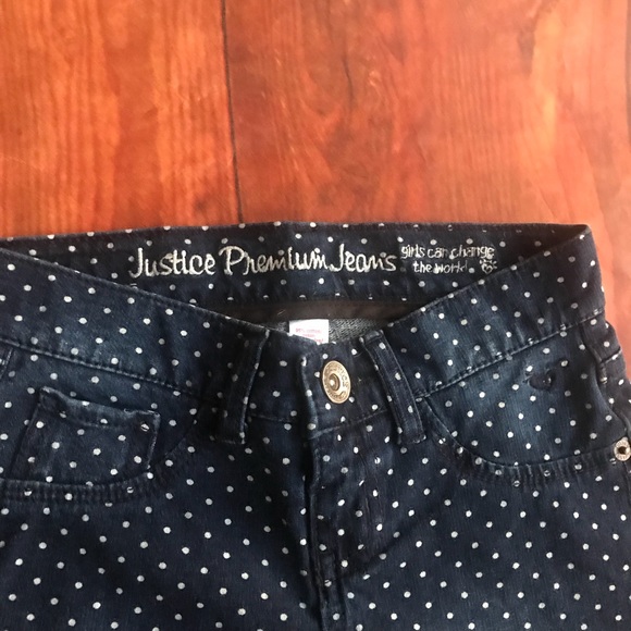 Justice Polka Dot Premium Jeans - Picture 2 of 5